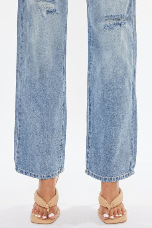 90's Wide Leg Straight Jeans