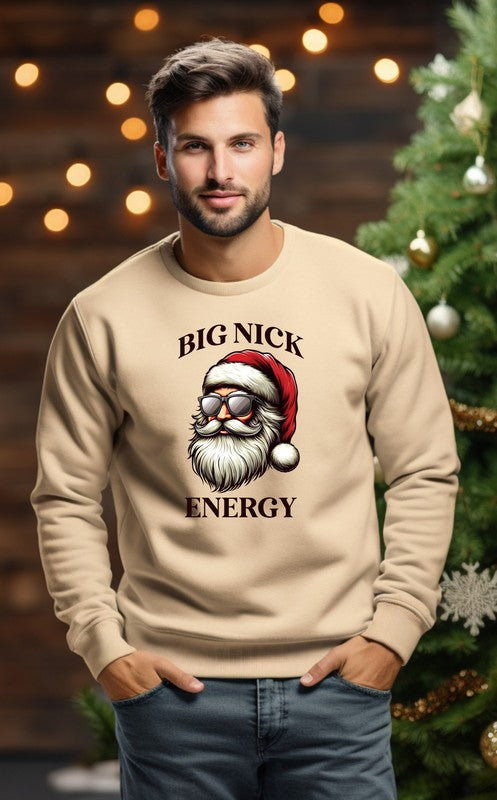 Big Nick Energy Colorful Cozy Crew Sweatshirt