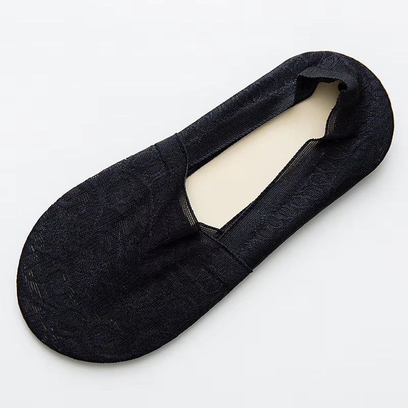 Breathable Mesh Lace No Show Socks